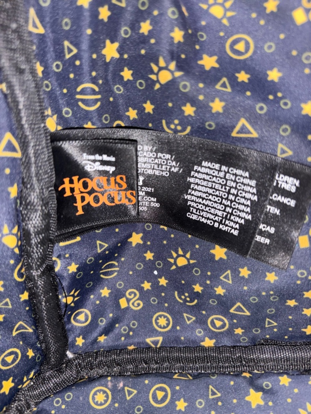 Loungefly Disney Hocus Pocus Mini Backpack - Black/Gray - Picture 7 of 9